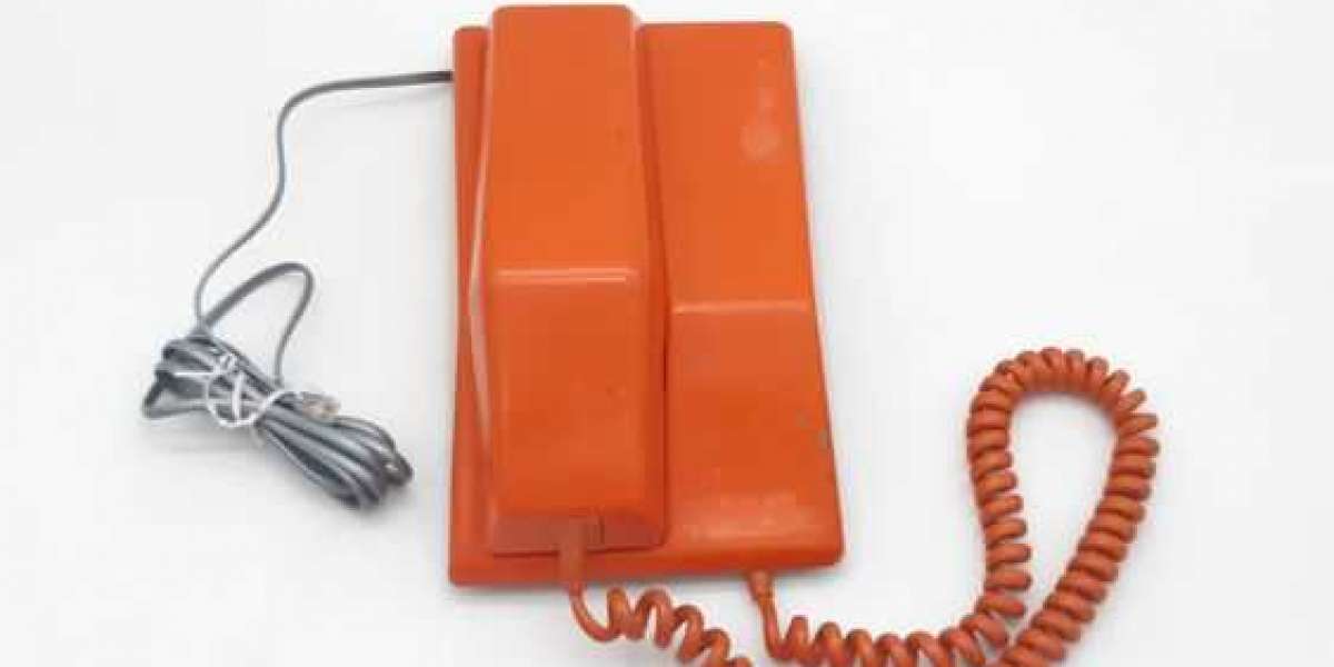 How does the telephone handset work?